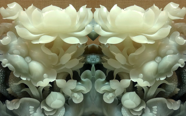 3D Фотообои "Нефритовые цветы"