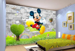 3D Фотообои "Микки Маус"
