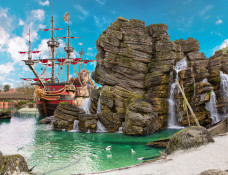 3D Фотообои "Пиратский остров"