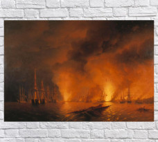 СИНОПСКИЙ БОЙ 18 НОЯБРЯ 1853Г. НОЧЬ ПОСЛЕ БОЯ 1853