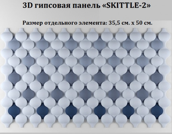 Форма для 3D панелей "SKITTLE-2"