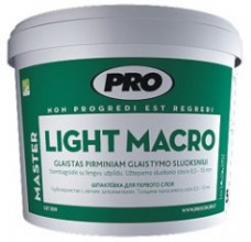 PRO - Шпаклёвка LIGHT MACRO крупного заполнения.