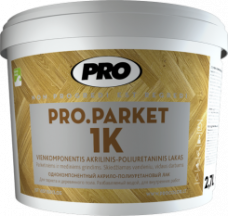 PRO - Лак PRO.PARKET 1K однокомпонентный для паркета.