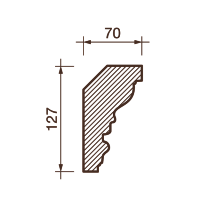 Карниз с рисунком ДК-32