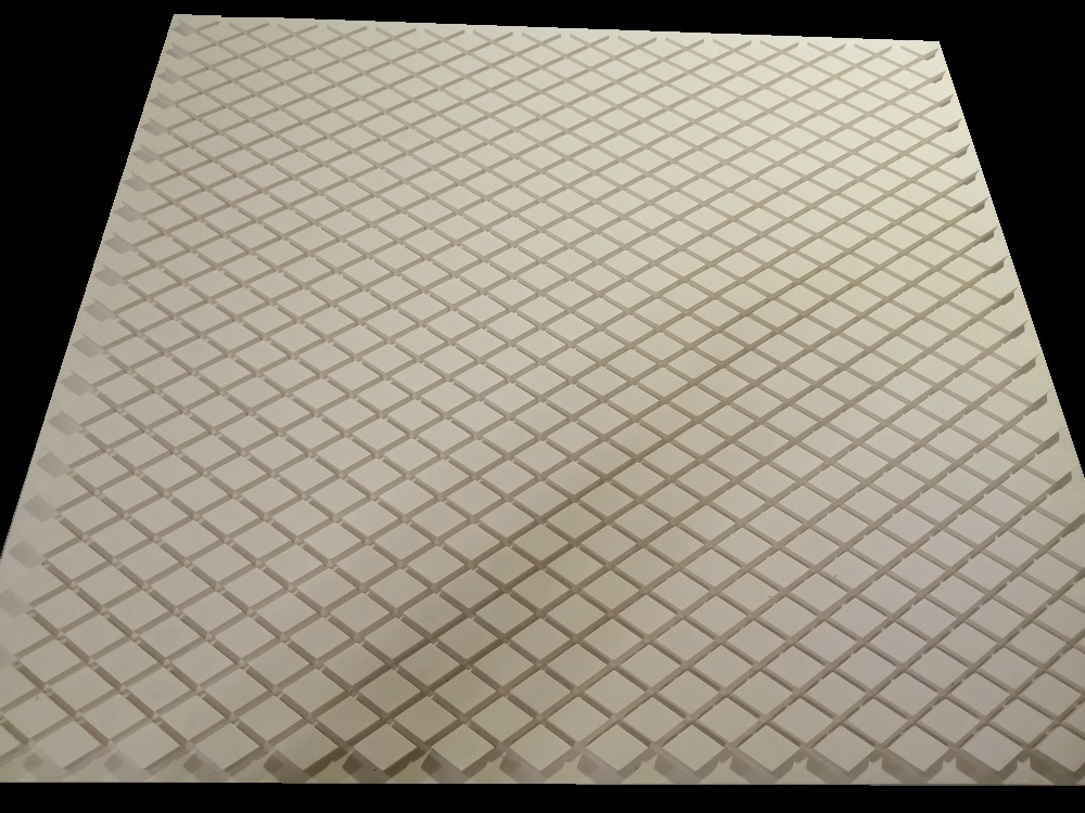 Гипсовые 3D панели "Grid" (Сетка) представляют из себя стеновые панели с рисунком из классического ромбовидного орнамента