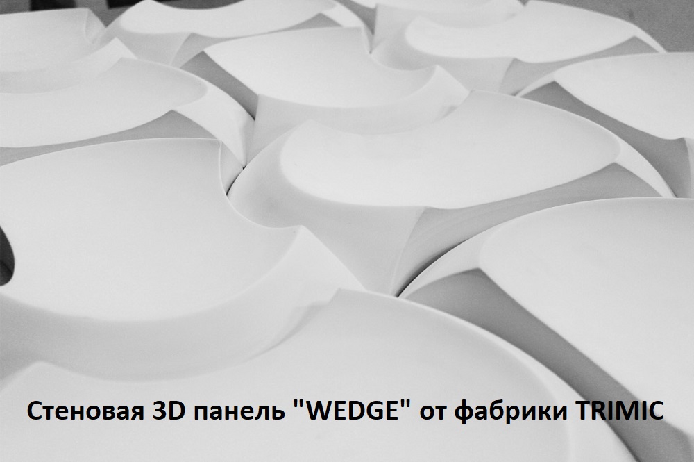 Гипсовая 3D панель "WEDGE" 