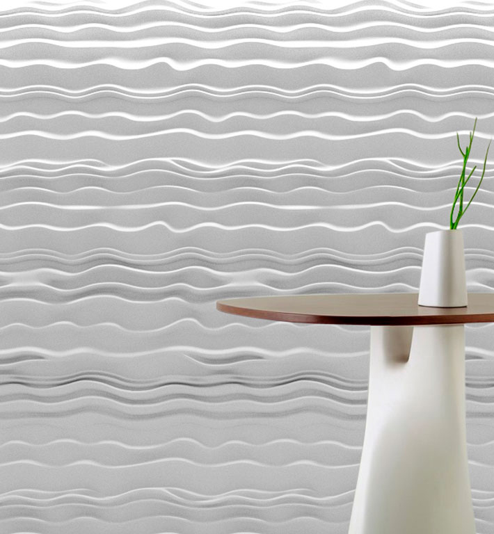 Гипсовая 3D панель "SEA" ("МОРЕ")