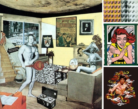 Поп-арт (сокращенное popular art — популярное искусство) — направление в искусстве, возникшее в противовес абстракционизму. 
