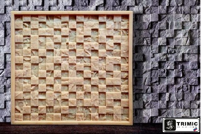 натуральная каменная 3D-мозаика