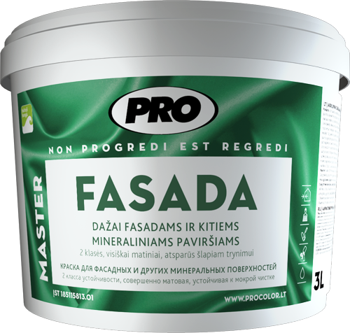 Краска FASADA для фасадов