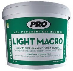 Шпаклёвка LIGHT MACRO крупного заполнения