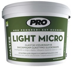 Шпаклёвка LIGHT MICRO мелкого заполнения