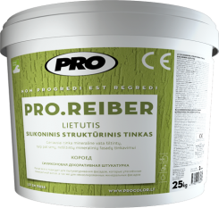 Силиконовая структурная штукатурка PRO.REIBER