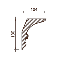 Карниз с рисунком ДК-40