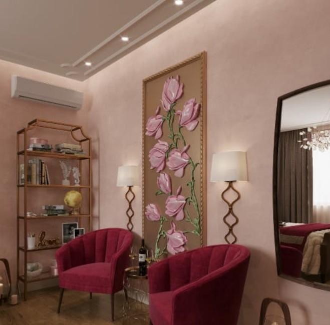 Гипсовое 3D панно "Магнолии" (Magnolias)